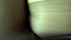 Horny milf stepmom says, 'stroke my wet pussy in pantyhose'