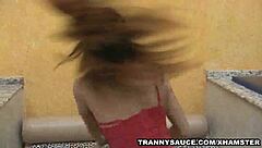 HD人妖Honey Patricia Sabatine撸硬大屌