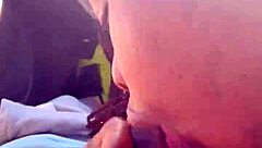 she takes big black cock cum in mouth in car