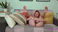 girl chats about masturbating with toy all day