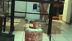 Mature mexican aurora rides in dress