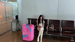 Katty West Removes Condom During Quickie Sex with Fan, Allowing Creampie in POV