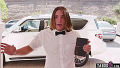 Reverse gangbang of innocent bible guy when visiting a house full of milfs