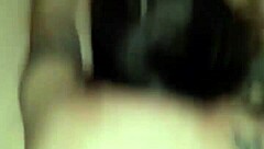 guy getting it in doggystyle with bent over tits and ass