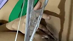 Cute Colombian Alexia Fingers Her Pussy in Public