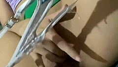 Cute Colombian Alexia Fingers Her Pussy in Public