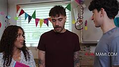 So, step mom wanted a family anal gangbang for her birthday