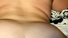 Detailed View of Milf's Gaping Pussy Filled with Creampie Cum After Intense Sex