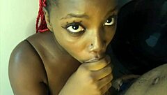 Slutty Latina Whore Sucks and Swallows Cum