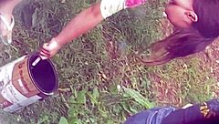 Hot stepmom bending over hidden