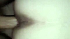 guy getting it in doggystyle with bent over tits and ass