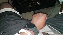 stroking my small eighteen plus cock while playing the skyrim video game on computer