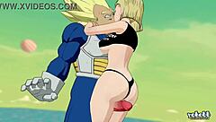 Android 18能用残酷球虐把Vegeta榨干吗？狂野3D动作！