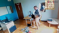 Curvy Maid Blows Minds in Secret Office Compilation