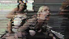 lesbians lick ass, fist anal, squirt drink