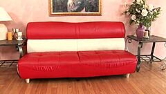 Mature Blonde Rides Guy In Wild Doggystyle Action?