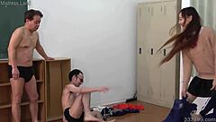 Sadistic Girl Dominates Private Academy with Brutal Face Sitting and Fetish Play!