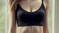 Ai girls are wearing underwear in this video