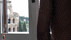 Double anal fisting for lady ana in colosseum