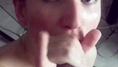 lena starr gets cum in her eye