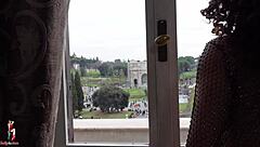 Double anal fisting for lady ana in colosseum