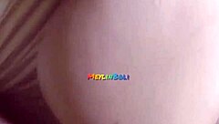 Latina babe screams as I finish inside during real amateur pounding.