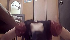 desi creampie queen focuses on her boob exercises