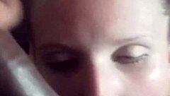 lena starr gets cum in her eye