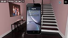 Slut Poses Horny in Bathing Masturbation and Cunilingus 69