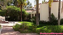 Petite babe pleasured in sixtynine position