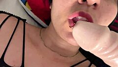 Massive Cock Destroys Pussy While Dirty Bitch Swallows It All