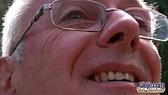 Young Old Porn Beautiful Teen 18+ Giving Blowjob And Fucked By Grandpa Outside