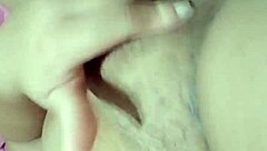 Chubby Brazilian Woman Cleans Vibrator Honey and Orgasms Again in Solo Sex Part 2