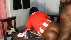 Oh, in the fake tailor shop, I let him fuck me with his big dick to finish my work!