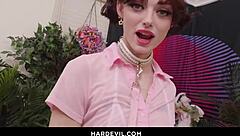 Cute Slut Deepthroats Monster Cock