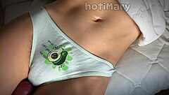 Risky big dick teasing hairy wet pussy to orgasm