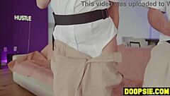 petite curvy technicians caught snooping get punished by busty milf with rough group action