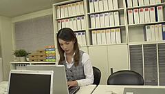 drunk boss embraces nana ueyama in empty office