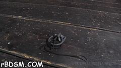 This brunette cutie is licking her new sex toy on her vagina