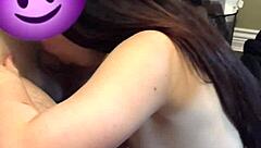 latina milf teases with dance then swallows husband's cum