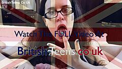 British Teen Amateur's First Cumshot