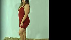 Thick Model Feels Excited During Photoshoot Before Fucking