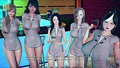 Cute Curvy Teen Plays Game Leading To Huge Tits Action!