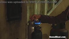 Submissive slave massages dominant madame's big ass