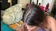 Masturbating in room, stepsister arrives horny for me 😈