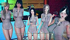 Cute Curvy Teen Plays Game Leading To Huge Tits Action!