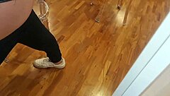 Skinny Blue-Eyed Babe Sniffs Panties Intensely