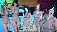 Cute Curvy Teen Plays Game Leading To Huge Tits Action!