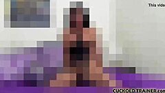 Latina milf humiliates new cuckold husband