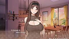 summer clover harem hentai game ep 13 caught with a giant boner in the kitchen